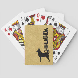 Chihuahua Dog Breed Playing Cards Theme Pokerkaarten