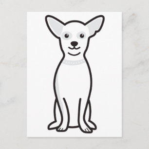 Chihuahua Dog Cartoon Briefkaart