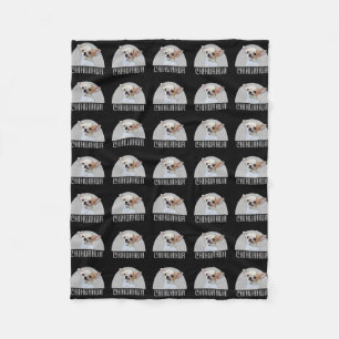 Chihuahua dog fleece deken