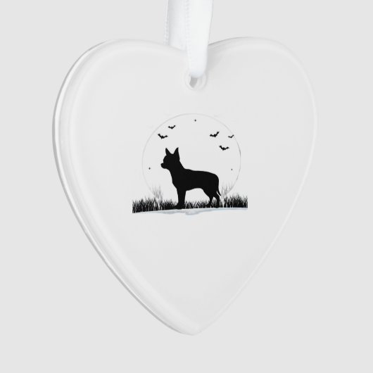 Chihuahua Dog � Halloween Moon Silhouette Classic (devant)