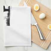 Chihuahua Dog � Halloween Moon Silhouette Classic Theedoek (Quarter Fold)