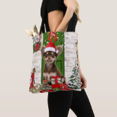 Chihuahua Dog Kerstmis Draagtas (Dichtbij)