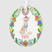 Chihuahua Dog Kerstmis Ornament (voorkant)