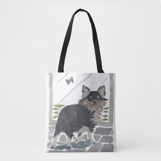 Chihuahua, Dog, Modern Tote Bag (Voorkant)