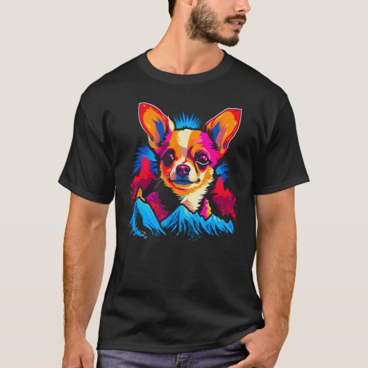 Chihuahua Dog Mountain T-shirt (Voorkant)