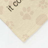 Chihuahua Dog My Sunshine Fleece Deken (Hoek)