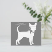 Chihuahua Dog Puppy Bedankt (Staand voorkant)