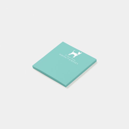 Chihuahua Dog Puppy Post-it Notes (Schuin)