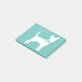 Chihuahua Dog Puppy Post-it Notes (Schuin)