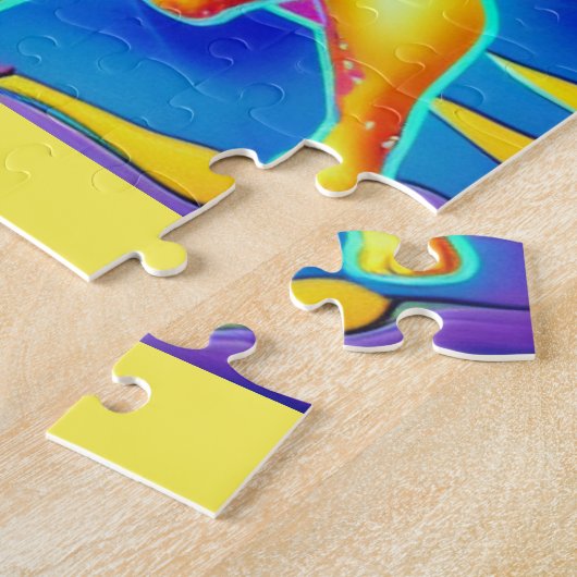 CHIHUAHUA DOG PUZZLE AVEC UN NOM PERSONNALISÉ. (Côté)