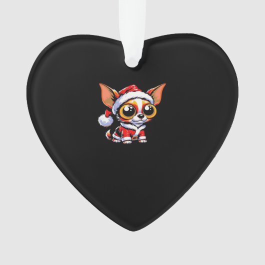 Chihuahua Dog Santa Classic T-Shirt (devant)