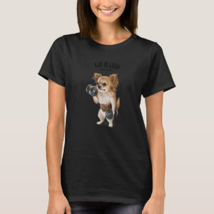 Chihuahua Dog-training voor musculair gebruik met T-shirt