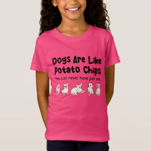 Chihuahua Dogs is een soort aardappelchips die je T-shirt