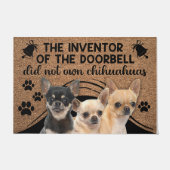 Chihuahua Doormat, Chihuahua Lover Welcome Mat (Voorkant)
