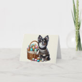 Chihuahua Easter Downloadbare Kaart (Voorkant)