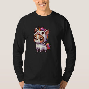 Chihuahua Eenhoorn Hond Grappig Mythologisch Wezen T-shirt