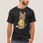 Chihuahua eet een Taco Dog T-shirt (Voorkant)
