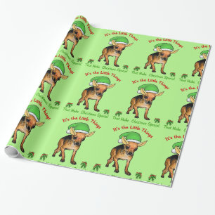 Chihuahua Elf Kerstmis Cadeaupapier