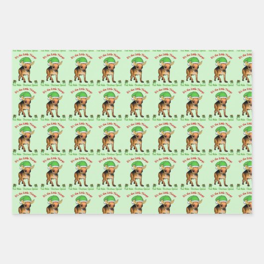 Chihuahua Elf Kerstmis Inpakpapier Vel (Voorkant 2)