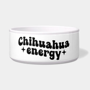 Chihuahua Energie Keramische Hondenbak Voerbakje