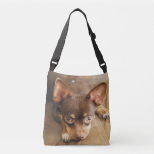 Chihuahua Eyes Crossbody Tas