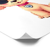 Chihuahua Fietshond Fietsen Poster (Hoek)