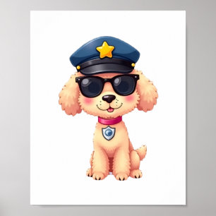 Chihuahua Fietshond Fietsen Poster