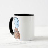 Chihuahua Funny Dog Meme Wearing Crock Mug (Devant gauche)