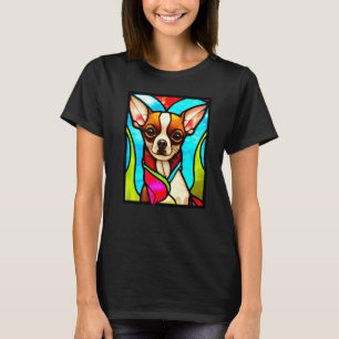 Chihuahua - Gebrandschilderd Pop Art Premium_3 T-shirt