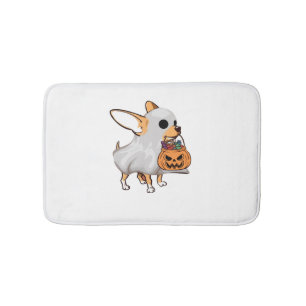 Chihuahua Geest Pompoen Halloween T-shirt Badmat