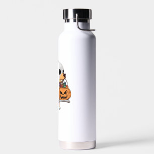 Chihuahua Geest Pompoen Halloween T-shirt Waterfles
