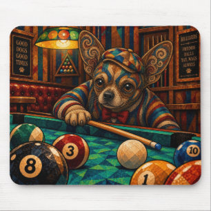 Chihuahua, geometrisch mozaïek muismat