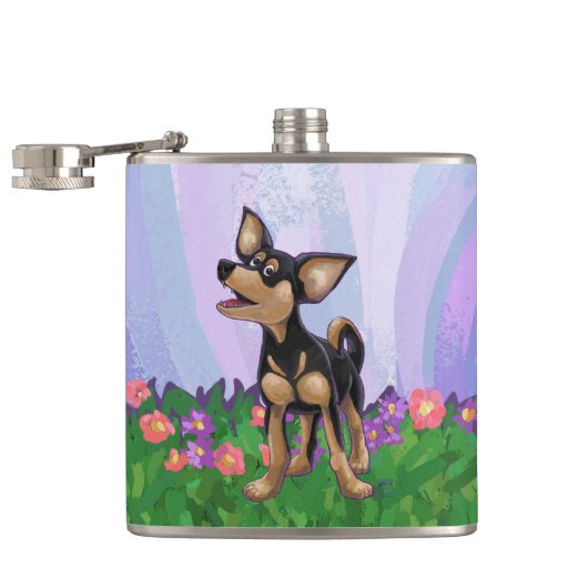 Chihuahua Gifts & Accessoires Heupfles (Geopend)