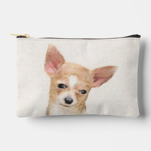 Chihuahua Gladde Jas Schilderen Originele Hond Kun Etui