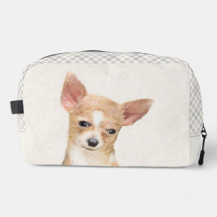 Chihuahua Gladde Jas Schilderen Originele Hond Kun Toilettasje