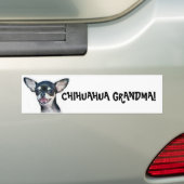 Chihuahua Grandma bumper sticker (Op auto)
