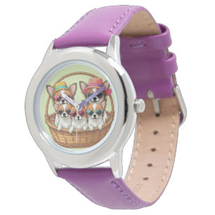 Chihuahua grappige Welpen Horloge