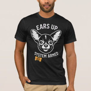 Chihuahua Grote hond Gewapend T-shirt