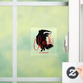 Chihuahua + Haai = Chark - Chark aan boord Raamsticker (Huis)
