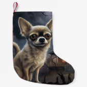 chihuahua halloween eng kleine kerstsok (Voorkant)