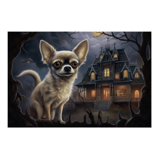 chihuahua halloween eng perfect poster (Voorkant)