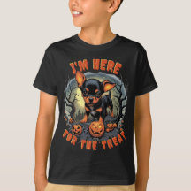 Chihuahua Halloween Kinder T-shirt: Spooktacular F