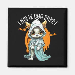 Chihuahua Halloween Puppy Trick Or Treat Griezelen Magneet