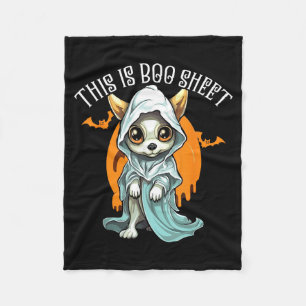 Chihuahua Halloween Puppy Trick Or Treat Griezelig Fleece Deken