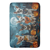 Chihuahua Halloween Spooky Badmat (Voorkant Verticaal)