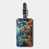 Chihuahua Halloween Spooky Bagagelabel (Voorkant verticaal)