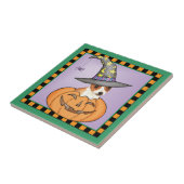 Chihuahua Halloween Tegeltje (Zijkant)