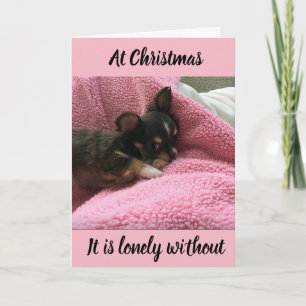 **CHIHUAHUA** HELPS U ZEGT *MISSEN U BIJ CHRISTMAS FEESTDAGEN KAART