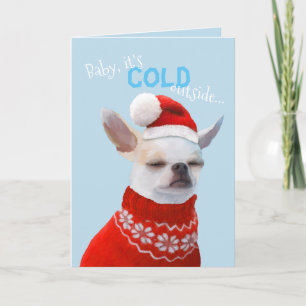 Chihuahua Holiday Kaart