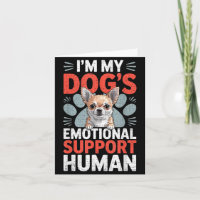 Chihuahua-hond emotionele steun mens